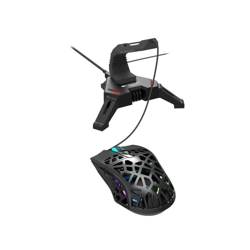 Canyon Gaming Maus Bungee WH100 2-in-1 4xUSB Black/red LED von CANYON