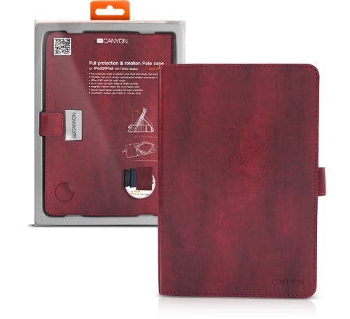 Canyon CNA-IMC01R Leder Hülle für Apple iPad Mini rot von CANYON