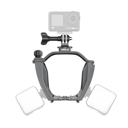 CAPART Kamerahalterung Erweiterungshalterung für DJI Air 3 Drohne, mit 6,35 mm Schraubenloch, Kaltschuhhalterung, kompatibel mit DJI OSMO Action 4 3 Pocket 2 1 Insta360 Go 3 2 Go Pro 11 10 9 von CAPART