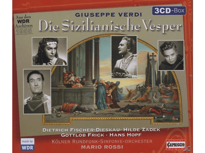 Hilde Zadek, Zadek/Hopf/Fischer-Dieskau/Fri - Die Sizilianische Vesper (CD) von CAPRICCIO