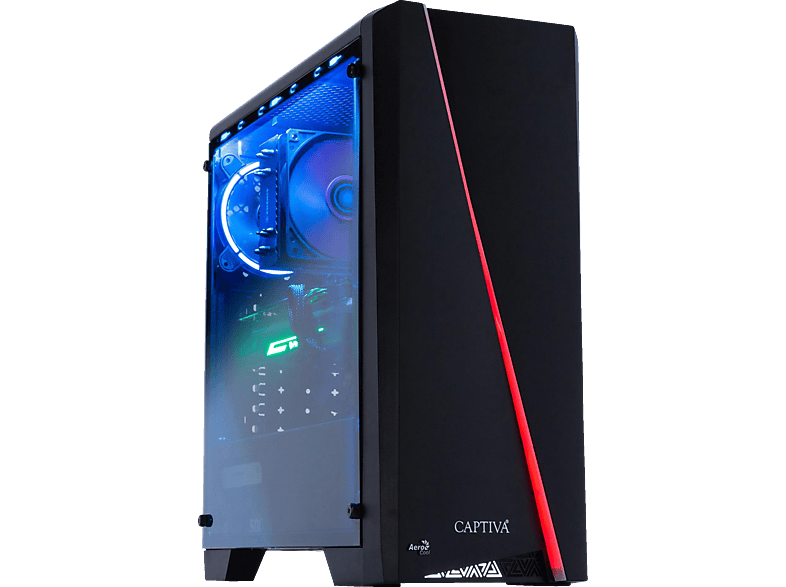 CAPTIVA Advanced Gaming R72-925, PC mit AMD Ryzen™ 5 5500 Prozessor, 16 GB RAM, 500 SSD, Intel® Arc™ 7 A750, Windows 11 Home (64 Bit) von CAPTIVA