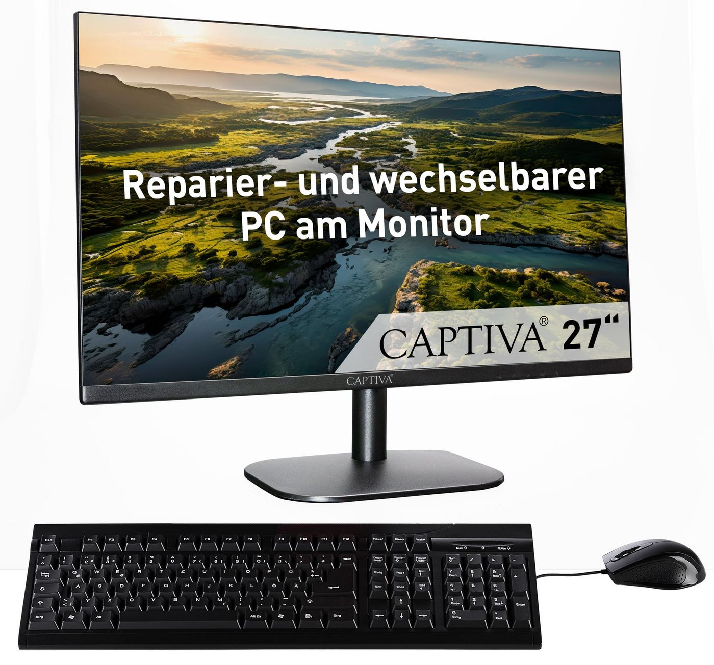 CAPTIVA All-In-One Power Starter I84-953 All-in-One PC (27 Zoll, Intel® Ultra 5 125H, -, 32 GB RAM, 1000 GB SSD, Luftkühlung) von CAPTIVA