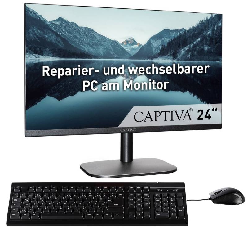 CAPTIVA All-In-One Power Starter I85-100 All-in-One PC (23,80 Zoll, Intel® Ultra 7 155H, -, 32 GB RAM, 2000 GB SSD, Luftkühlung) von CAPTIVA