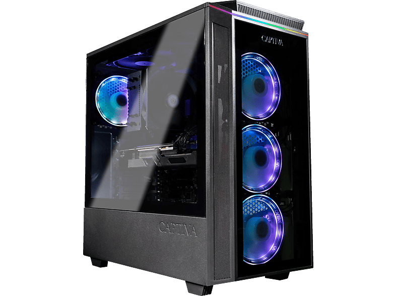 CAPTIVA Highend Gaming I81-390, PC mit Intel® Core™ i7 12700KF Prozessor, 32 GB RAM, 2 TB SSD, NVIDIA, GeForce RTX™ 4070 Ti Super™, Kein Betriebssystem von CAPTIVA