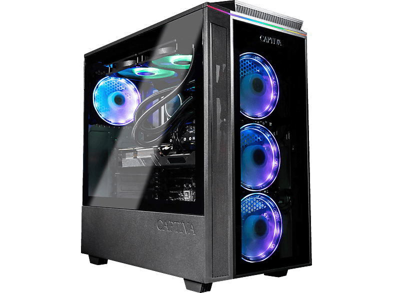 CAPTIVA Highend Gaming R81-388, PC mit AMD Ryzen™ 9 R9 5900X Prozessor, 32 GB RAM, 1 TB SSD, NVIDIA, GeForce RTX™ 4070 Super™, Kein Betriebssystem von CAPTIVA