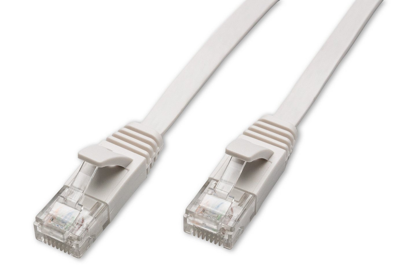 CAPTIVA Kabel Patchkabel CAT 6a Kabel für Netzwerk, LAN und Ethernet 0,5m wei Computer-Kabel von CAPTIVA