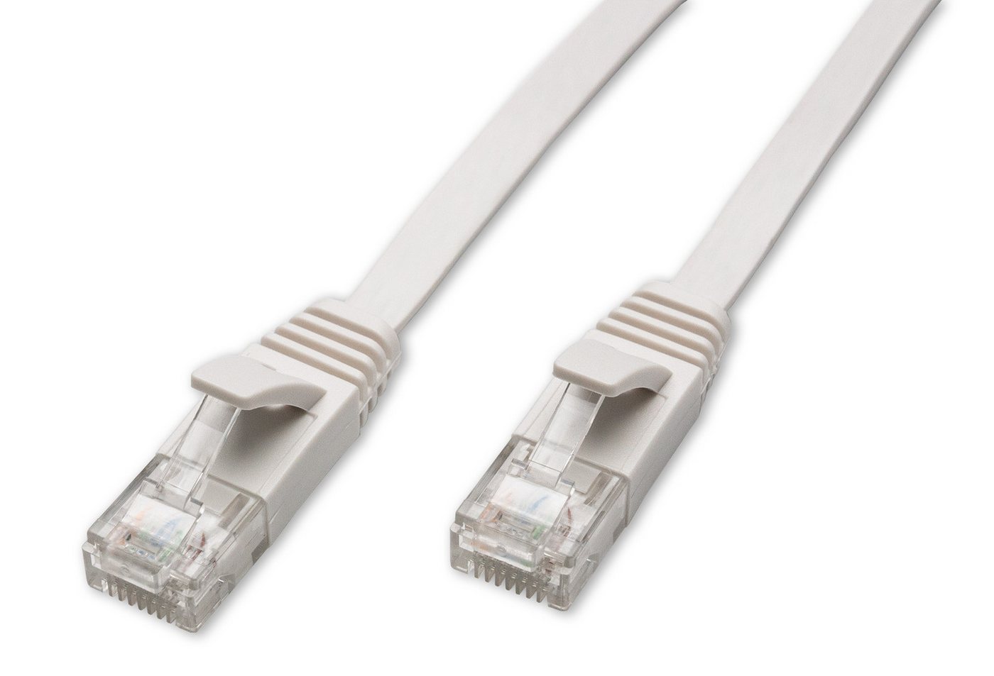 CAPTIVA Kabel Patchkabel CAT 6a Kabel für Netzwerk, LAN und Ethernet 2m weiß Computer-Kabel von CAPTIVA