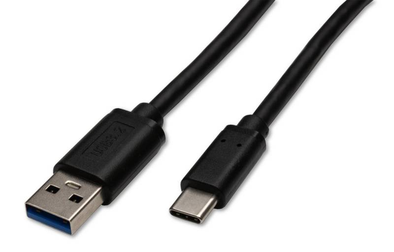 CAPTIVA Kabel USB Kabel A-Stecker C-Stecker schwarz 3m USB-A auf USB-C USB-Kabel von CAPTIVA