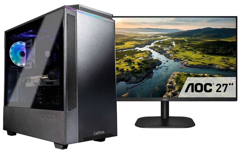 CAPTIVA Power Starter I75-134 TFT Bundle Business-PC-Komplettsystem (27", Intel® Core i5 Core i5 10400, 16 GB RAM, 1000 GB SSD) von CAPTIVA