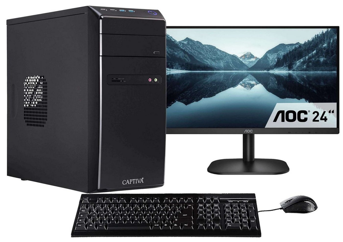 CAPTIVA Power Starter R62-228 TFT Bundle Business-PC-Komplettsystem (23,80, AMD Ryzen 3 Ryzen 3 4300GE, 16 GB RAM, 250 GB SSD)" von CAPTIVA