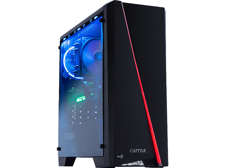 CAPTIVA R51-405, Gaming PC mit AMD Ryzen™ 7 3700X Prozessor, 32 GB RAM, 500 SSD, NVIDIA GeForce RTX™ 2080 Super™, Windows 10 Home (64 Bit) von CAPTIVA