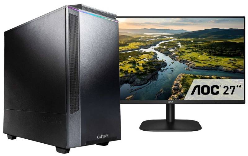 CAPTIVA Workstation I75-782 TFT Bundle Business-PC-Komplettsystem (27", Intel® Core i9 Core i9 12900K, UHD Graphics, 64 GB RAM, 1000 GB SSD) von CAPTIVA