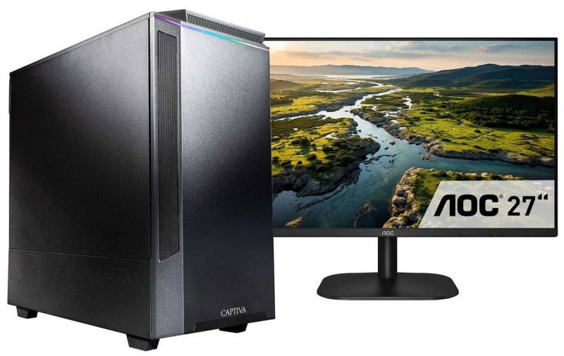 CAPTIVA Workstation I75-782 TFT Bundle Business-PC-Komplettsystem (27, Intel® Core i9 Core i9 12900K, UHD Graphics, 64 GB RAM, 1000 GB SSD)" von CAPTIVA