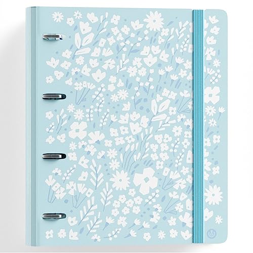 Carpeblock Prolipopileno Foam Blumen blau 4 Ringe 35 mm von Carchidea