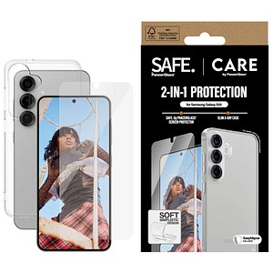 CARE by PanzerGlass® 2-IN-1 PROTECTION Schutz-Set für Samsung Galaxy S25 von CARE by PanzerGlass®