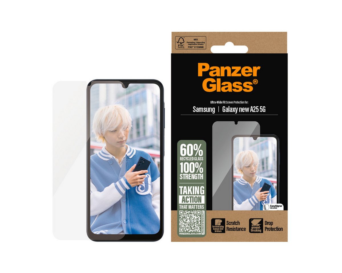 CARE by PanzerGlass Displayschutzglas Ultra-Wide Fit Screen Protector für Samsung Galaxy A26 5G, Displayschutzfolie, Schutzfolie, Bildschirmschutz, kratz- & stoßfest CARE by PanzerGlass Displayschutzglas Ultra-Wide Fit Screen Protector für Samsung Galaxy A26 5G, Displayschutzfolie, Schutzfolie, Bildschirmschutz, kratz- & stoßfest von CARE by PanzerGlass