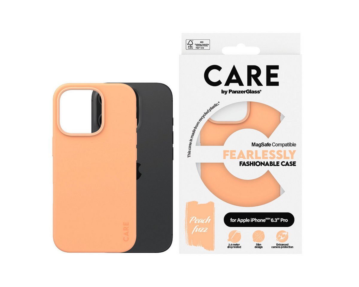 CARE by PanzerGlass Handyhülle Fashionable Case für Apple iPhone 16 Pro, Backcover, Schutzhülle, Handyschutzhülle, Case, Schutzcase, stoßfest CARE by PanzerGlass Handyhülle Fashionable Case für Apple iPhone 16 Pro, Backcover, Schutzhülle, Handyschutzhülle, Case, Schutzcase, stoßfest von CARE by PanzerGlass