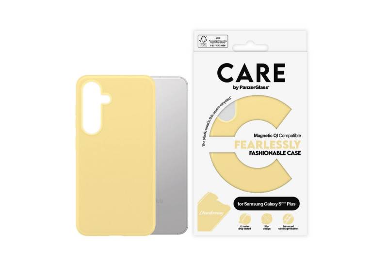 CARE by PanzerGlass Handyhülle Magnetic QI Fearlessly Fashionable Case für Samsung Galaxy S25 Plus, Backcover, Schutzhülle, Handyschutzhülle, Case, Schutzcase, stoßfest von CARE by PanzerGlass