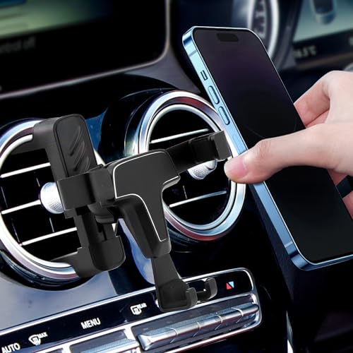 CARFIB KFZ-Handyhalterung für Mercedes Benz Mini Cooper Lüftungsschlitz, stabile Handyhalterung, kompatibel mit Mercedes Benz CLA GLA GLB Klasse Fit iPhone Smartphone von CARFIB