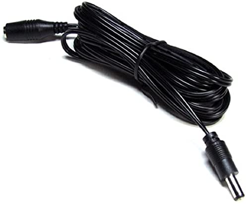 CARGADOR ESP ® Verlängerungskabel Kabel Verlängerung CCTV-Sicherheit - Länge 5 Meter mit Stecker: 5.5mm * 2.1mm bis 5.5mm * 2.1mm von CARGADOR ESP