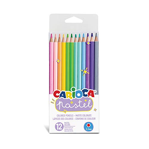 Carioca 43034 - Pastellstifte, 12 Farben von CARIOCA