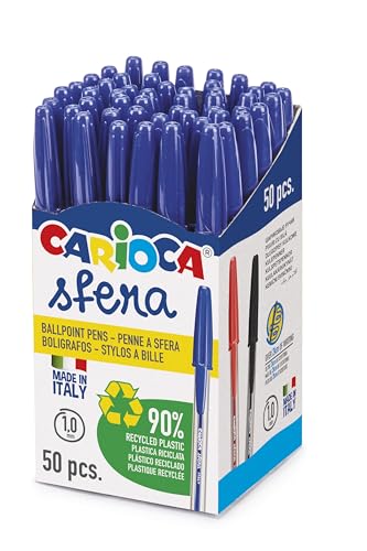 Carioca SFERA Flowpack Box, 50 Stück, Blau von Carioca