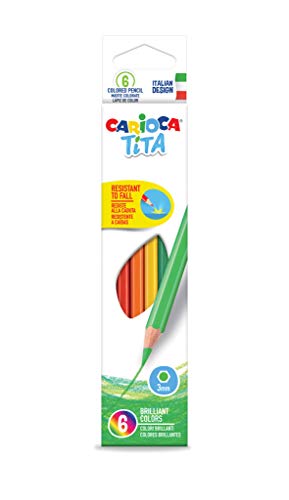 Carioca Tita Bleistifte, mehrfarbig, 6 Stück von CARIOCA