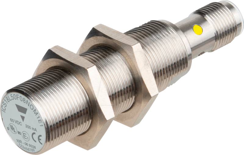 ICS18L50F08PCM1E - induktiver Näherungssensor,3-Draht,E1-Straßenzulassung,M18 von CARLO GAVAZZI