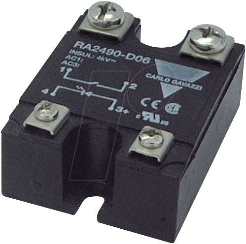 RA 2425-D06 - Solid-State-Relais, Ust.= 3-32VDC,Ulast= 24-280V von CARLO GAVAZZI