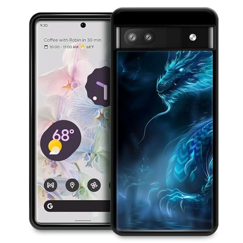CARLOCA Kompatibel mit Google Pixel 6A Hülle, Dragon Neon Shadows Muster, Ultra Schutz, stoßfest, weiches Silikon TPU rutschfeste Rückseite für Google Pixel 6A CARLOCA Kompatibel mit Google Pixel 6A Hülle, Dragon Neon Shadows Muster, Ultra Schutz, stoßfest, weiches Silikon TPU rutschfeste Rückseite für Google Pixel 6A von CARLOCA
