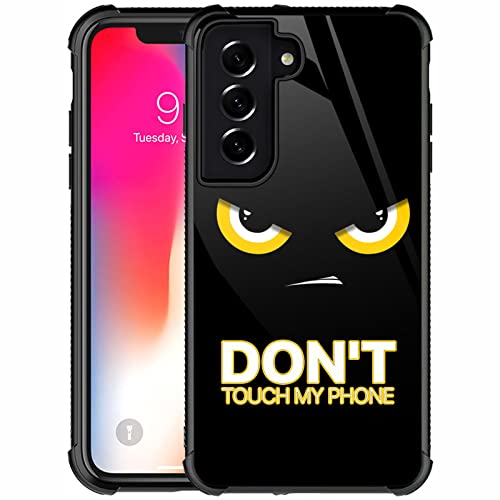 CARLOCA Kompatibel mit Samsung Galaxy S22 Plus Hülle, Angry Dont Touch My Phone Muster Design für Mädchen Jungen Stoßfest Anti-Kratzer Hülle für Samsung Galaxy S22 Plus CARLOCA Kompatibel mit Samsung Galaxy S22 Plus Hülle, Angry Dont Touch My Phone Muster Design für Mädchen Jungen Stoßfest Anti-Kratzer Hülle für Samsung Galaxy S22 Plus von CARLOCA