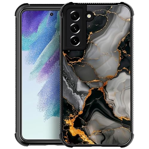 CARLOCA Kompatibel mit Samsung Galaxy S22 Plus Hülle, Gold Schwarz Grau Marmor Muster für Mädchen Ultra Schutz Stoßfest Weiche Silikon TPU Rutschfeste Rückseite CARLOCA Kompatibel mit Samsung Galaxy S22 Plus Hülle, Gold Schwarz Grau Marmor Muster für Mädchen Ultra Schutz Stoßfest Weiche Silikon TPU Rutschfeste Rückseite von CARLOCA