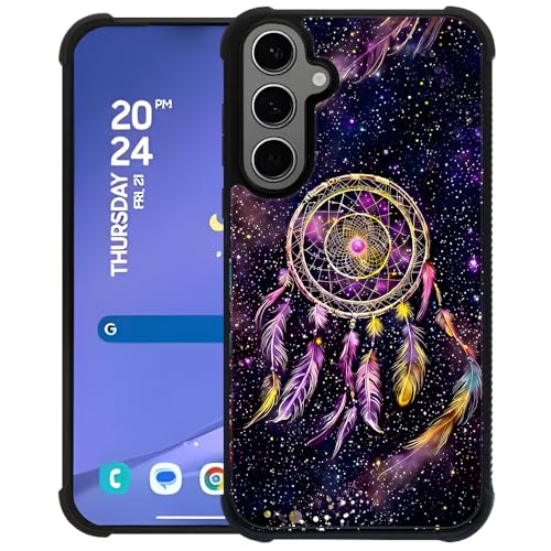 CARLOCA Kompatibel mit Samsung Galaxy S24 S25, glänzendes Traumfänger-Weltraum-Muster, ultra-Schutz, stoßfest, weiches Silikon, TPU, rutschfeste Rückseite, für Samsung Galaxy S24 S25 CARLOCA Kompatibel mit Samsung Galaxy S24 S25, glänzendes Traumfänger-Weltraum-Muster, ultra-Schutz, stoßfest, weiches Silikon, TPU, rutschfeste Rückseite, für Samsung Galaxy S24 S25 von CARLOCA