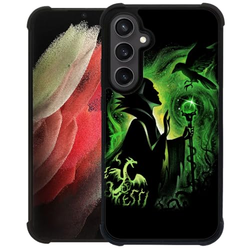 CARLOCA Kompatibel mit Samsung Galaxy S24 Plus S25 Plus, grünes magisches Damen-Muster, ultraschutz, stoßfest, weiches Silikon, TPU, rutschfeste Rückseite, für Samsung Galaxy S24 Plus S25 Plus CARLOCA Kompatibel mit Samsung Galaxy S24 Plus S25 Plus, grünes magisches Damen-Muster, ultraschutz, stoßfest, weiches Silikon, TPU, rutschfeste Rückseite, für Samsung Galaxy S24 Plus S25 Plus von CARLOCA