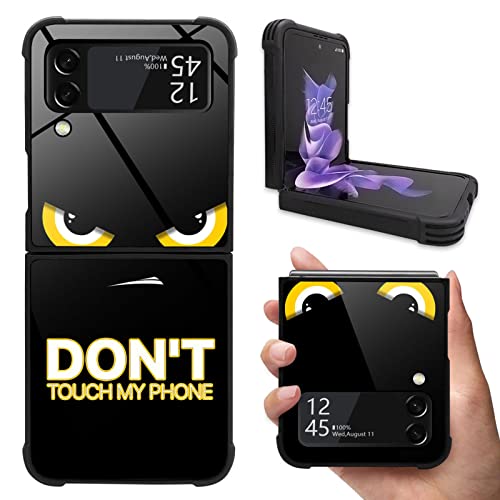 CARLOCA Kompatibel mit Samsung Galaxy Z Flip 3 5G Hülle, Angry Dont Touch My Phone Muster Design für Mädchen Jungen Stoßfest Anti-Kratzer Hülle für Samsung Galaxy Z Flip 3 5G CARLOCA Kompatibel mit Samsung Galaxy Z Flip 3 5G Hülle, Angry Dont Touch My Phone Muster Design für Mädchen Jungen Stoßfest Anti-Kratzer Hülle für Samsung Galaxy Z Flip 3 5G von CARLOCA