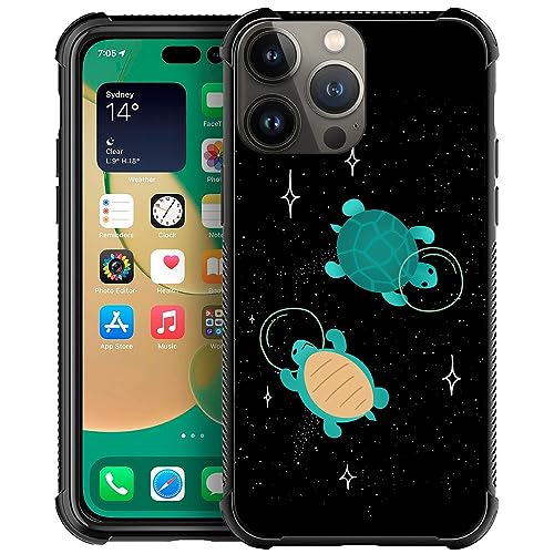 CARLOCA Kompatibel mit iPhone 12 Pro Hülle, iPhone 12 Pro Hüllen für Jungen, Weltraumschildkröten-Muster, stoßfest, kratzfest, Schutzhülle für iPhone 12/12 Pro CARLOCA Kompatibel mit iPhone 12 Pro Hülle, iPhone 12 Pro Hüllen für Jungen, Weltraumschildkröten-Muster, stoßfest, kratzfest, Schutzhülle für iPhone 12/12 Pro von CARLOCA