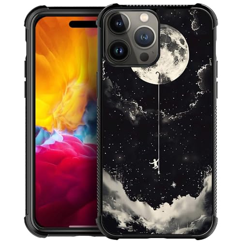 CARLOCA Schutzhülle für iPhone 15 Pro, Motiv: Klettern des Mondes, ultra-Schutz, stoßfest, weiches Silikon, TPU, rutschfeste Rückseite für iPhone 15 Pro CARLOCA Schutzhülle für iPhone 15 Pro, Motiv: Klettern des Mondes, ultra-Schutz, stoßfest, weiches Silikon, TPU, rutschfeste Rückseite für iPhone 15 Pro von CARLOCA