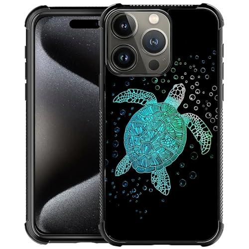 CARLOCA Kompatibel mit iPhone 16 Pro Hülle, Meeresschildkröte Schwimmen Ozean Blau Grün Farbverlauf Muster für Mädchen Ultra Schutz Stoßfest Weich Silikon TPU Rutschfeste Rückseite CARLOCA Kompatibel mit iPhone 16 Pro Hülle, Meeresschildkröte Schwimmen Ozean Blau Grün Farbverlauf Muster für Mädchen Ultra Schutz Stoßfest Weich Silikon TPU Rutschfeste Rückseite von CARLOCA