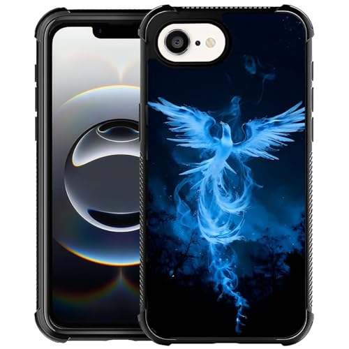 CARLOCA Kompatibel mit iPhone 16e Hülle, für Mädchen, modisches Grafikdesign, stoßfest, kratzfest, Fallschutz für iPhone 16e, Phoenix-Hüllen von CARLOCA