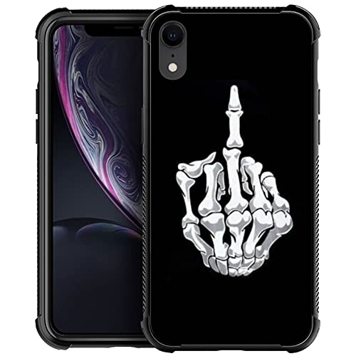 CARLOCA Kompatibel mit iPhone Xr Hülle, Totenkopf, vertikales Fingermuster, iPhone Xr Hüllen, ultra-Schutz, stoßfest, weiches Silikon, TPU, rutschfeste Rückseite für Apple iPhone Xr CARLOCA Kompatibel mit iPhone Xr Hülle, Totenkopf, vertikales Fingermuster, iPhone Xr Hüllen, ultra-Schutz, stoßfest, weiches Silikon, TPU, rutschfeste Rückseite für Apple iPhone Xr von CARLOCA