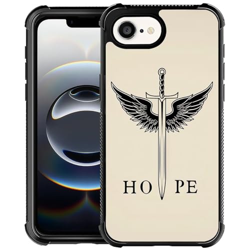 CARLOCA Schutzhülle für iPhone 16e, ultra Schutz, stoßfest, weiches Silikon, TPU, rutschfeste Rückseite, für Jungen und Mädchen, Muster, Flügel, Engel, Schwert, Hoffnung CARLOCA Schutzhülle für iPhone 16e, ultra Schutz, stoßfest, weiches Silikon, TPU, rutschfeste Rückseite, für Jungen und Mädchen, Muster, Flügel, Engel, Schwert, Hoffnung von CARLOCA