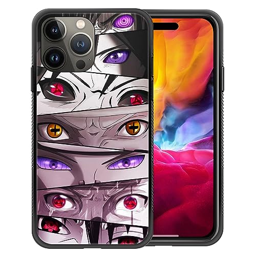 CARLOCA Schutzhülle kompatibel mit iPhone 15 Pro Max Hülle, Cartoon 15 Muster Design, Rückseite aus gehärtetem Glas + weiches Silikon TPU Stoßdämpfung Bumper Schutzhülle für iPhone 15 Pro Max von CARLOCA