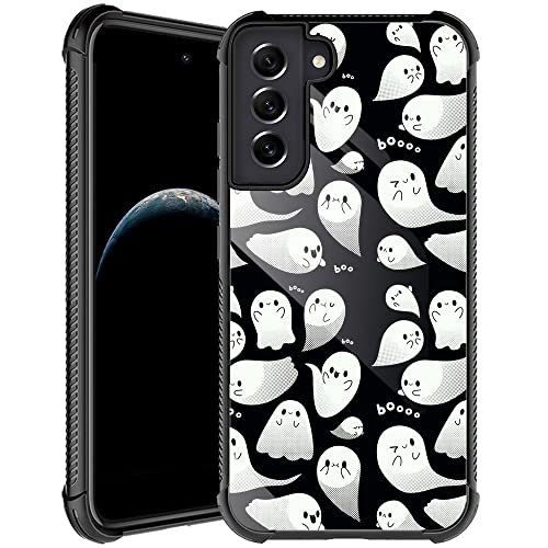 Samsung Galaxy S22 Hülle, Halloween Galaxy S22 Hüllen für Jungen und Herren, kratzfest, weiches TPU-Muster, Design-Hülle kompatibel mit Samsung S22 Hülle 6,1 Zoll Halloween von CARLOCA