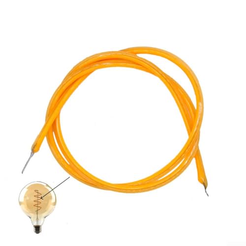 2200 K, 10 Stück Glühbirnen-Filament-Lampenteile, LED-Dioden, flexibler Filam, DC3 V FPC LED-Filament für Glühbirnen, selbstgemachtes Spielzeug und Dekorationsdesign (130 mm) von CARMOTTER