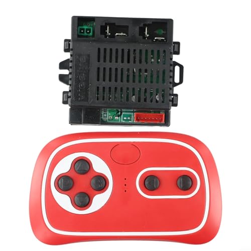 6V 12V Empfänger CE/FCC Kinder Elektroauto 2.4G Bluetooth Transmitter Kinder Elektroauto Steuerbox Kompatibel mit verschiedenen Elektrofahrzeugen (TX20 und RX57 12V) von CARMOTTER