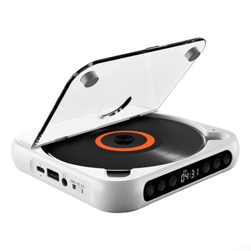 Der perfekte Reisebegleiter, leichter und tragbarer CD-Player, der entwickelt wurde, um ununterbrochene Musikwiedergabe überall zu bieten (2,331.7 cm Weiß) von CARMOTTER