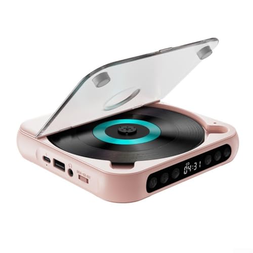 Der perfekte Reisebegleiter, leichter und tragbarer CD-Player, der für eine ununterbrochene Musikwiedergabe überall hin entwickelt wurde (918 Pink) von CARMOTTER