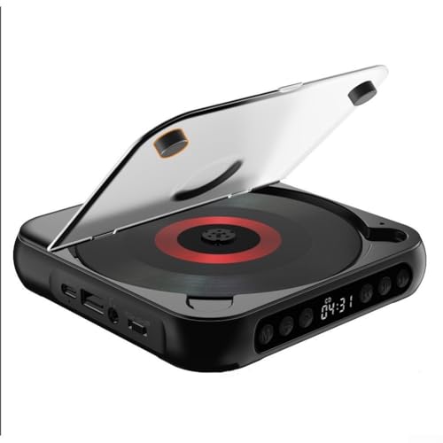 Der perfekte Reisebegleiter, leichter und tragbarer CD-Player, der für eine ununterbrochene Musikwiedergabe überall hin entwickelt wurde (918 ist schwarz) von CARMOTTER