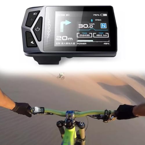 E-Bike-Display, B02U Ips Display Ebike Computer für BAFANG-BBS01-02 für BBSHD-ulart Motor G510 mit Kartennavigation E-Bike-Display, B02U Ips Display Ebike Computer für BAFANG-BBS01-02 für BBSHD-ulart Motor G510 mit Kartennavigation von CARMOTTER