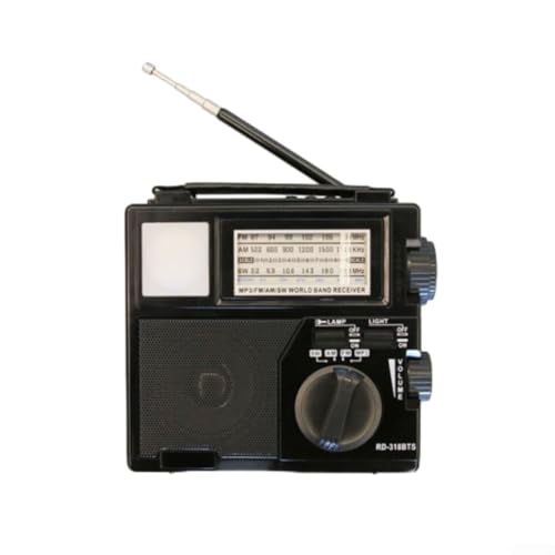 Tragbares Solarradio, UKW, AM und SW-Radio mit Taschenlampe und Handy-Ladegerät, Multi-Band-Musik-Player Tragbares Solarradio, UKW, AM und SW-Radio mit Taschenlampe und Handy-Ladegerät, Multi-Band-Musik-Player von CARMOTTER